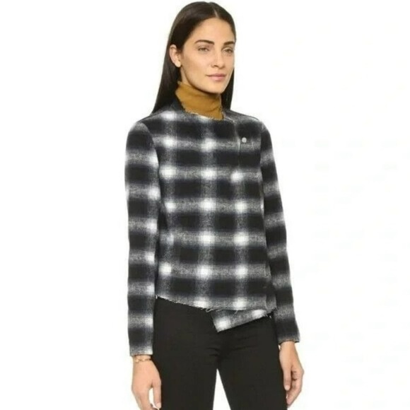 BB Dakota Quinn Plaid Flannel Jacket Size Small - Picture 2 of 9